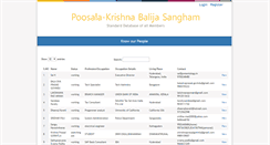 Desktop Screenshot of poosalasangham.com